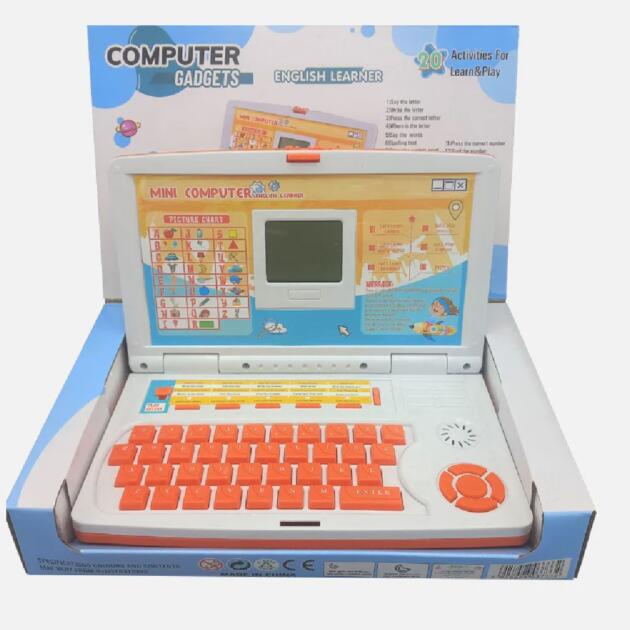 Educational Laptop Computer Toy with Mouse for Kids
