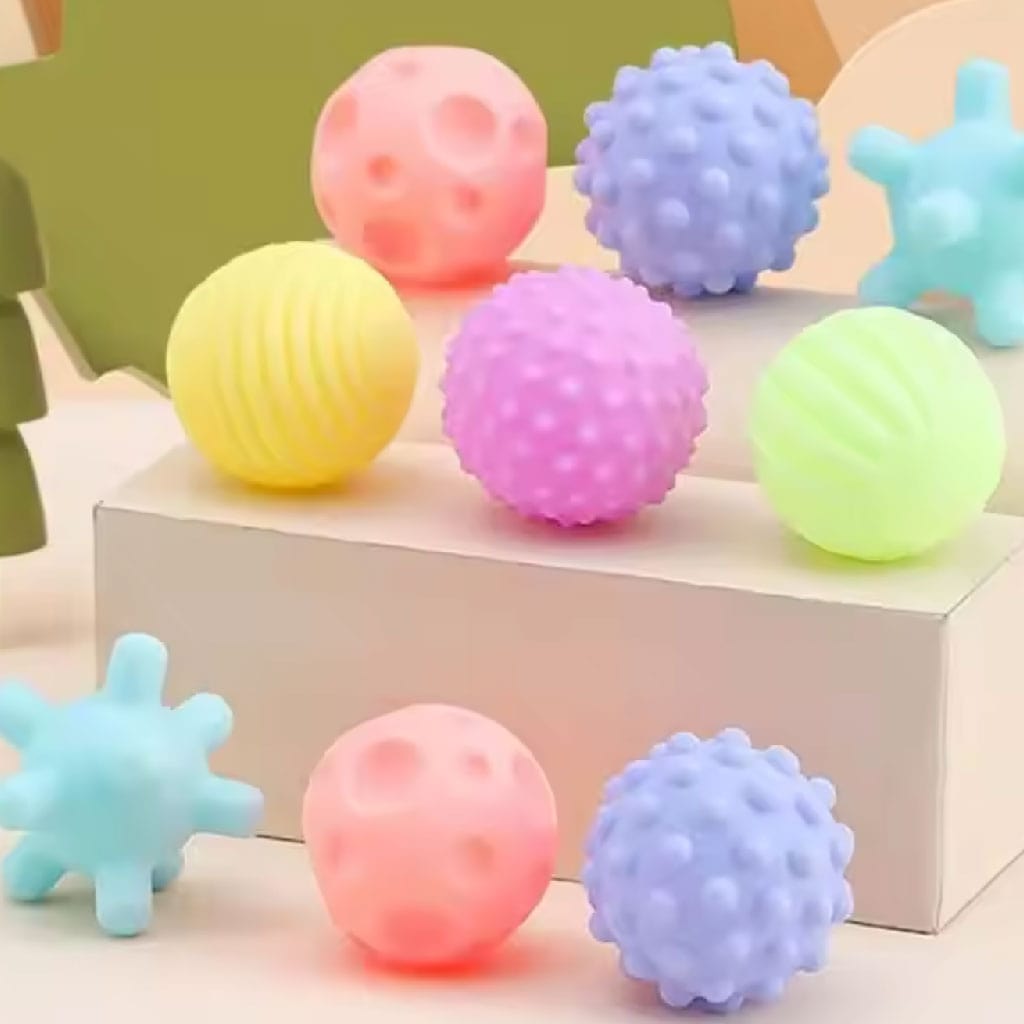 Baby Puzzle Soft Rubber Hand Grip Ball