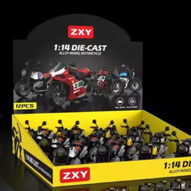 Imported 1:14 Die-cast Motorcycle Toy 1 Pcs