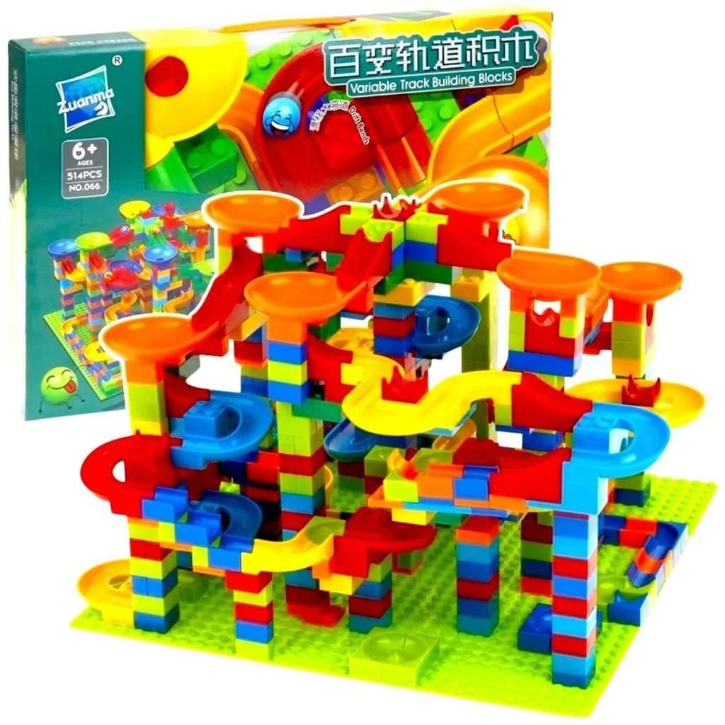 Children's Slide Small Block Block Assembly Particles