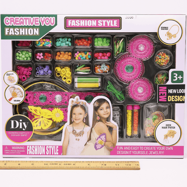 Fashion Style Bead Set Jewelry Making Kit for Kids Girl Pearl Beads for Bracelets