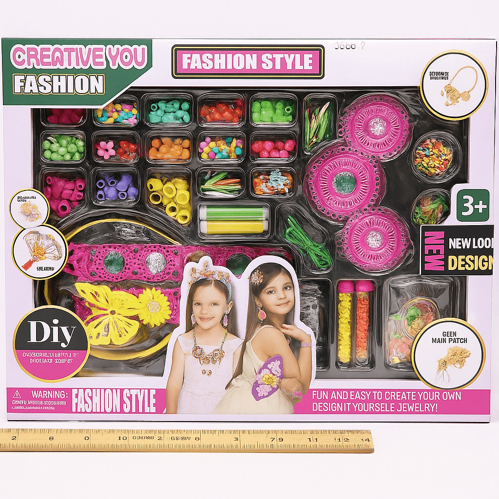 Fashion Style Bead Set Jewelry Making Kit for Kids Girl Pearl Beads for Bracelets