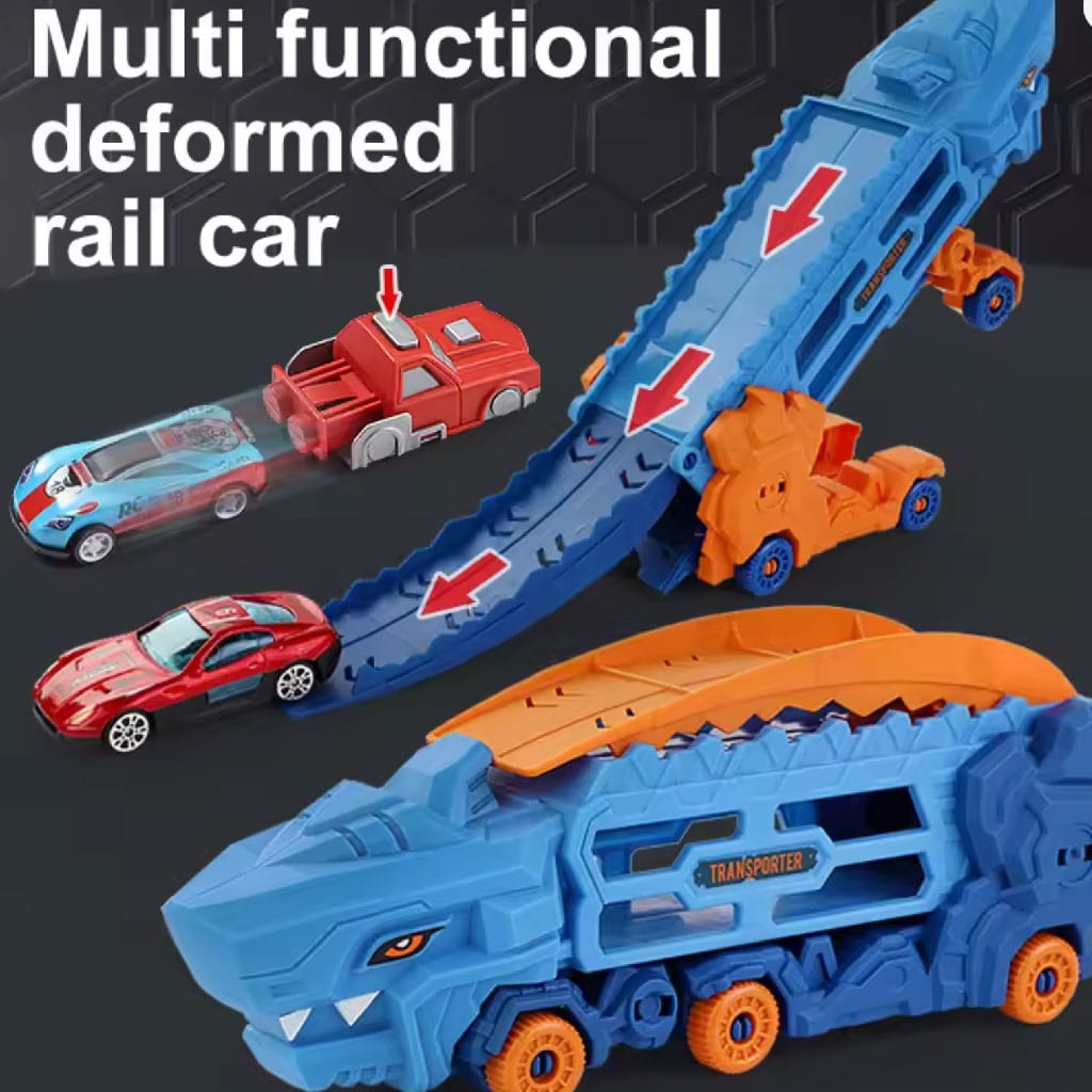 Shark Multi Track Deformation Catapult Truck Toy