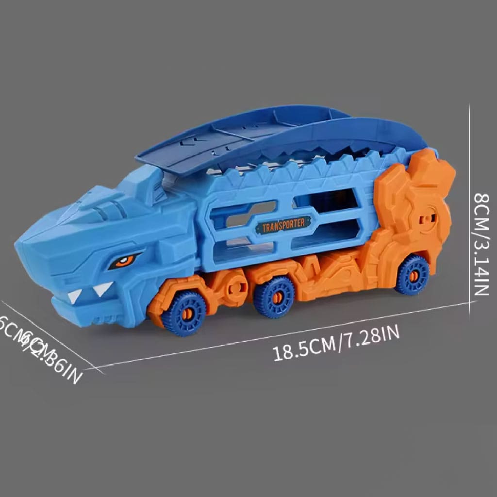 Shark Multi Track Deformation Catapult Truck Toy - Image 2
