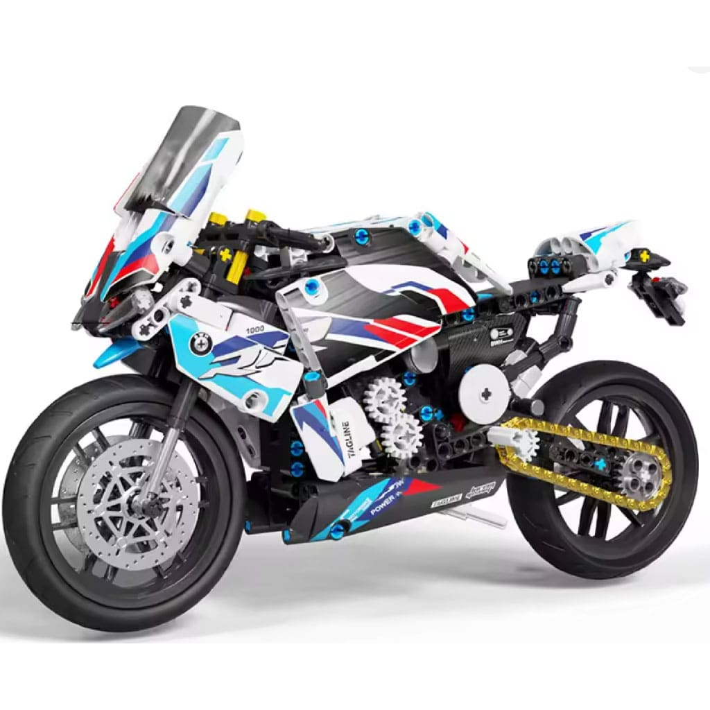 Technical Motorcycle M1000RR Model Building Blocks City Speed Racing Motorbike - Image 2