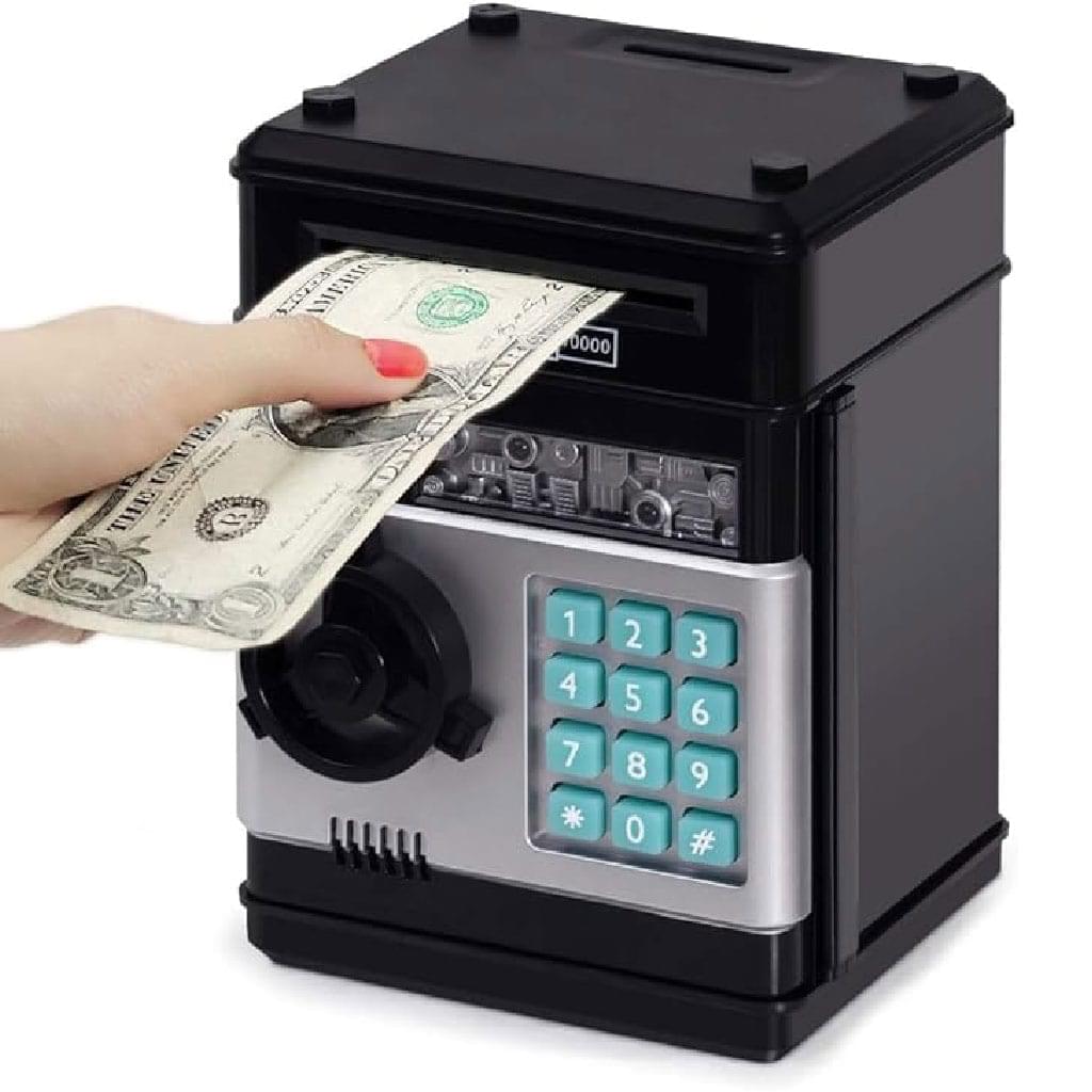 Creative Bank Automatic Mini Safe Coins Cash Saving Money Box