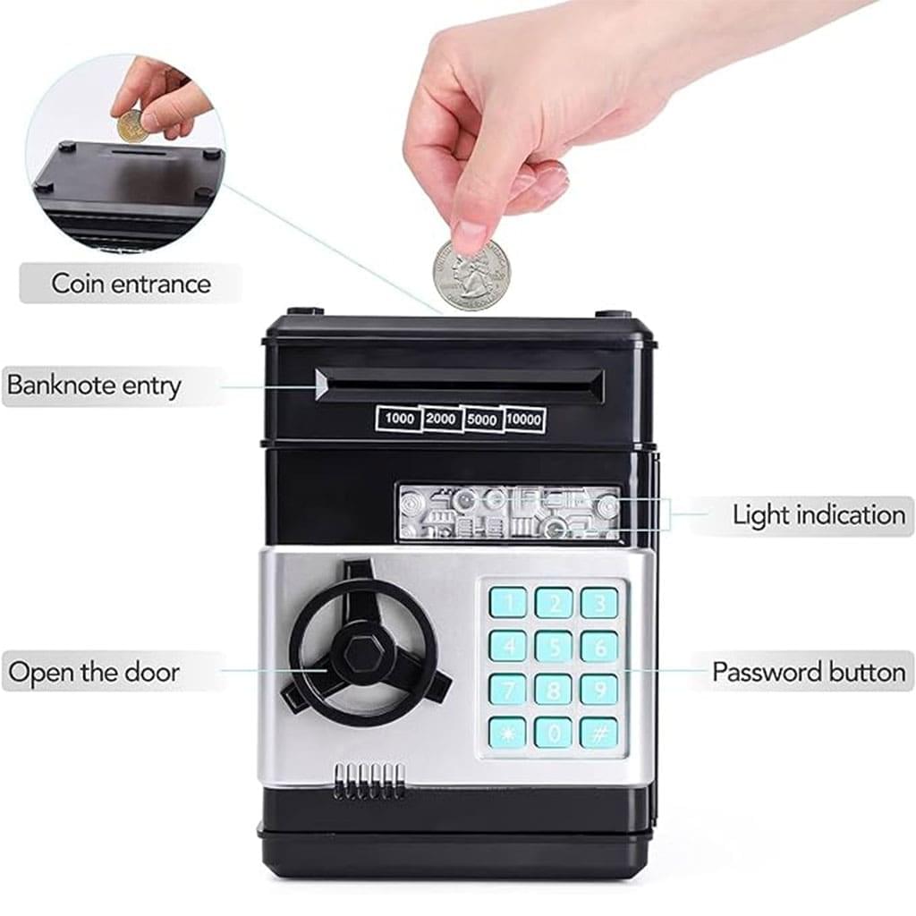 Creative Bank Automatic Mini Safe Coins Cash Saving Money Box - Image 2