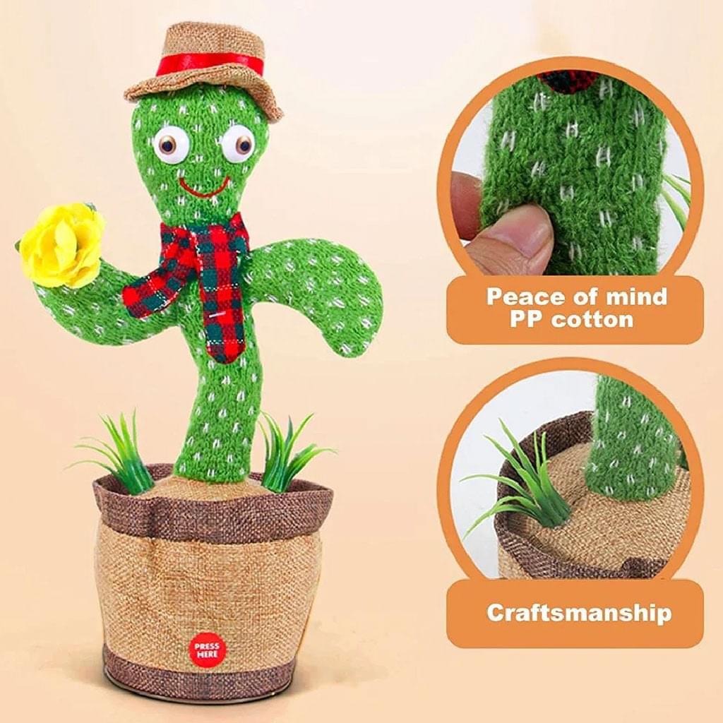 Cute Dancing and Talking Cactus Toy - Image 3