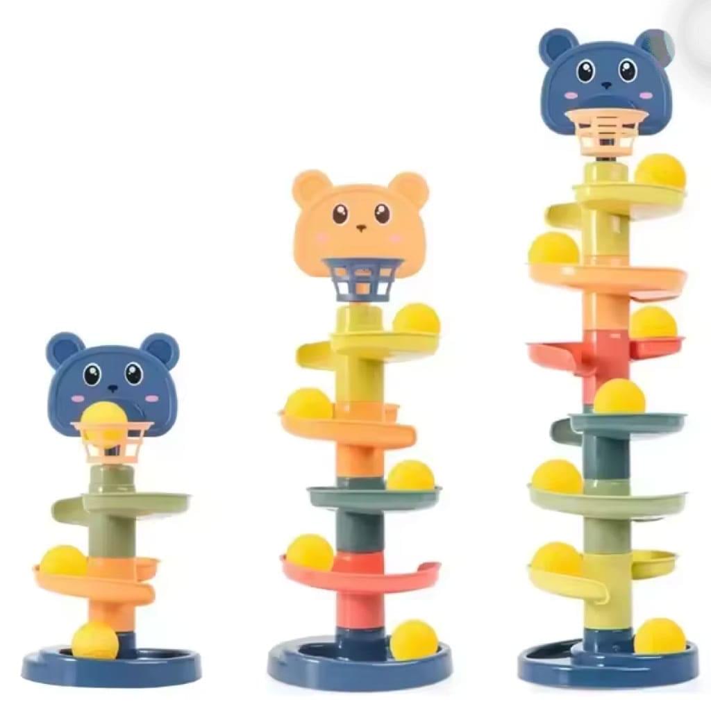 Baby Ball Drop and Rolling Ball Pile Tower Toys Early Educational Toy - Image 2