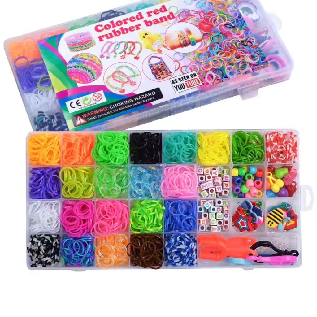 Colorful Rubber Bands DIY Craft Bracelet Kit Great Gift for Kids - Image 2