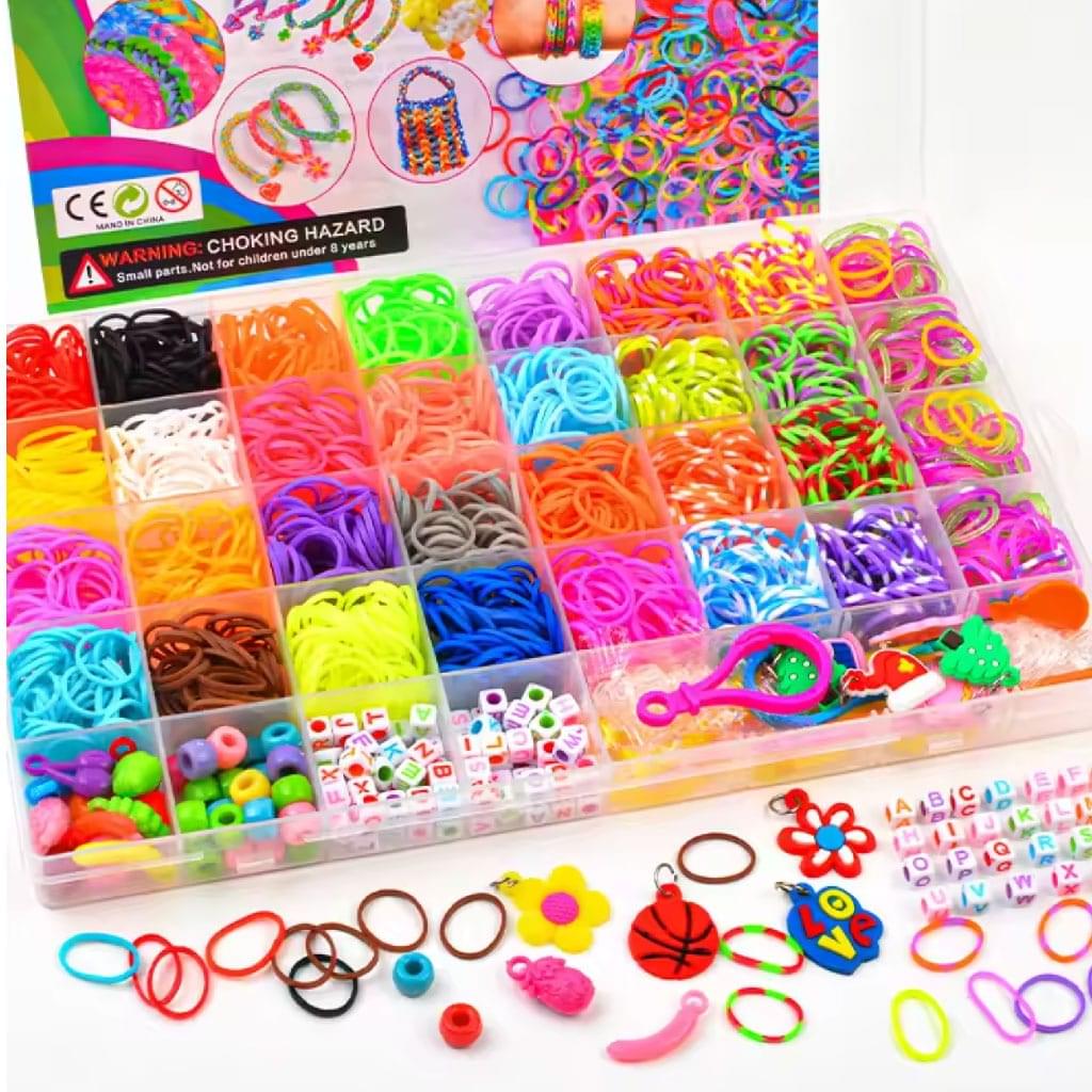 Colorful Rubber Bands DIY Craft Bracelet Kit Great Gift for Kids