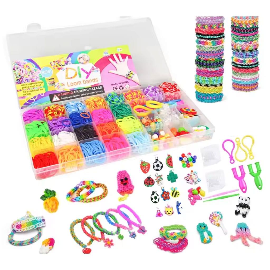 Colorful Rubber Bands DIY Craft Bracelet Kit Great Gift for Kids - Image 3