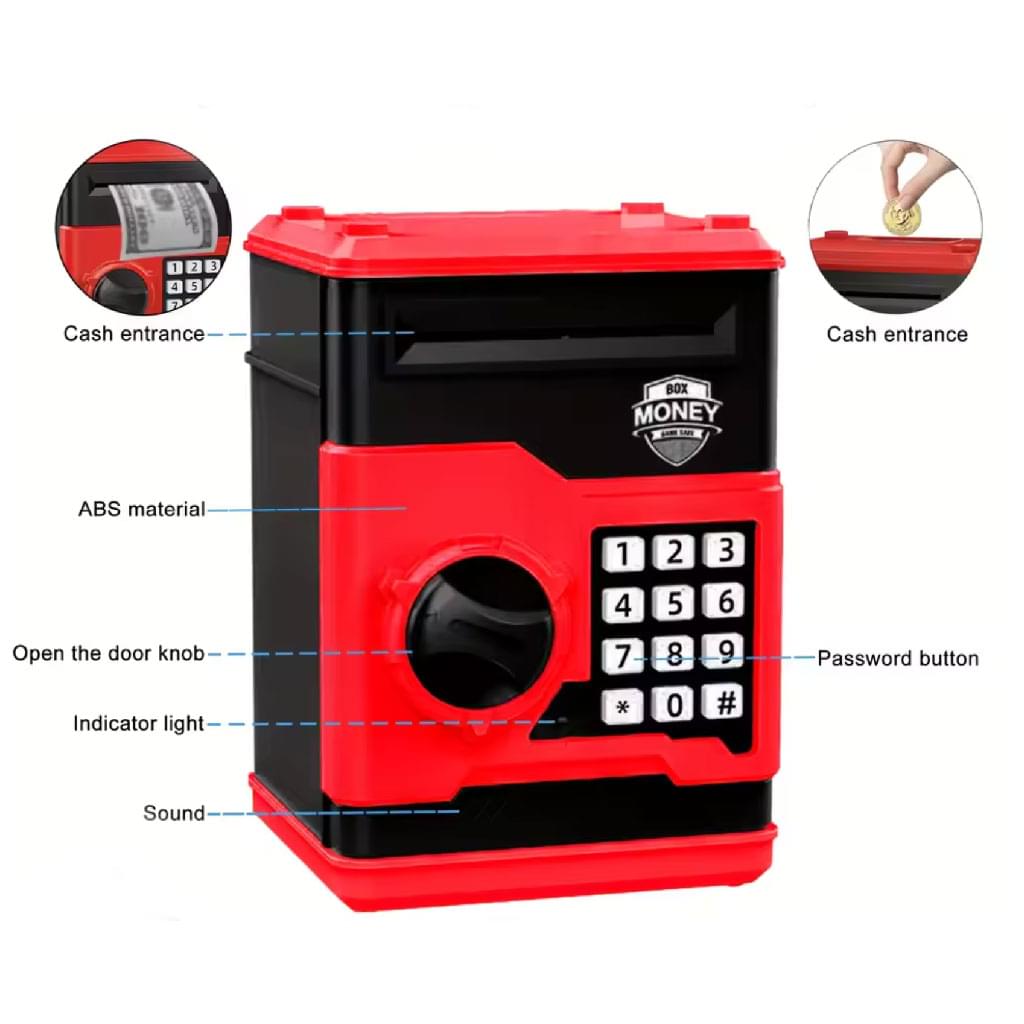 Creative Bank Automatic Mini Safe Coins Cash Saving Money Box - Image 2