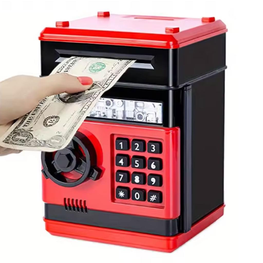 Creative Bank Automatic Mini Safe Coins Cash Saving Money Box